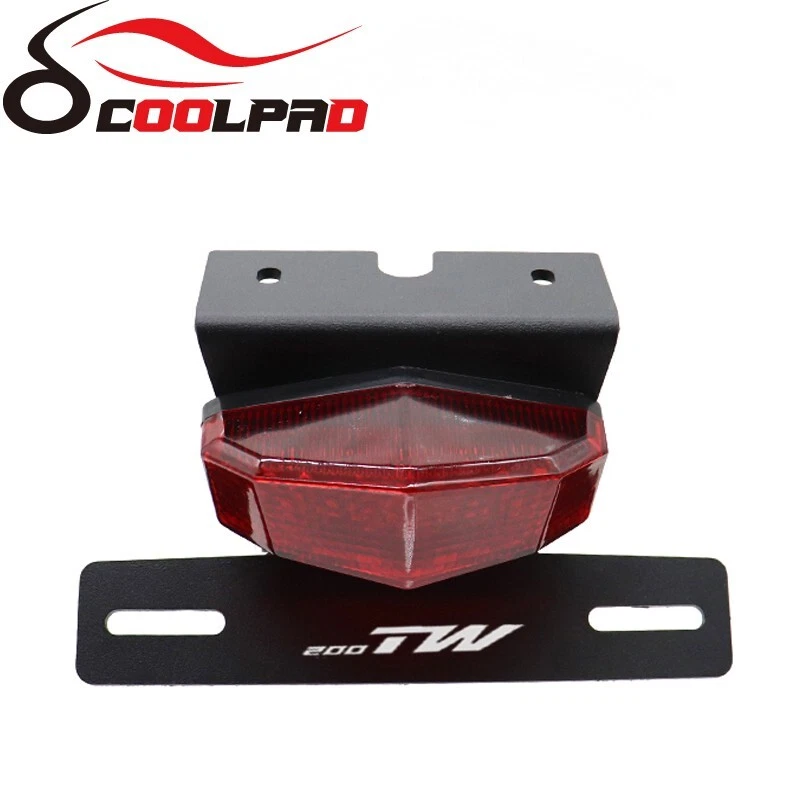 Soporte de matrícula Fender Eliminator cola trasera ordenado para YAMAHA TW200 1989-2023 Foto 4 de 4