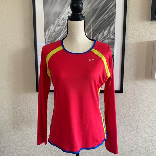 Nike Miler Women Neon Pink Yellow Mesh 