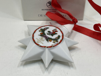 Hutschenreuther Collezione Natale 2025 - Stivale In Porcellana 7,5cm - Giochi Di Natale (Edizione Limitata)