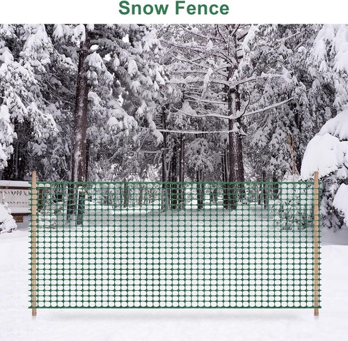 4FT x 100FT Plastic Mesh Fence w/100 Zip Ties Snow Fence Safety Garden Netting - 第 7/7 張圖片