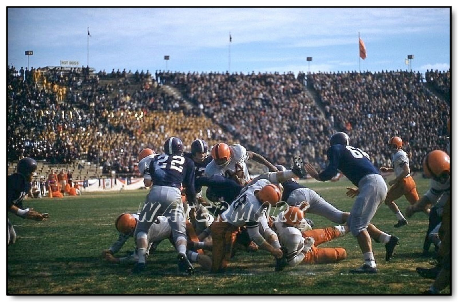 1957 Cotton Bowl Classic Jim Brown Vintage PHOTO/POSTER 4 sizes