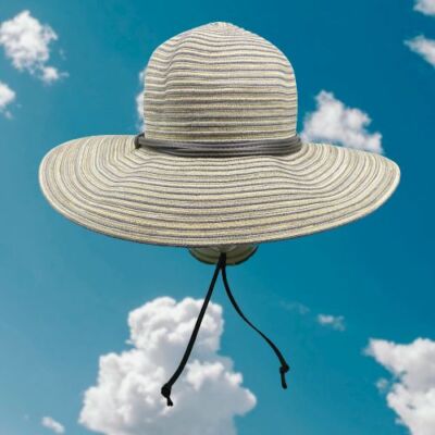 Sloggers Striped Wide-brim Sun Hat