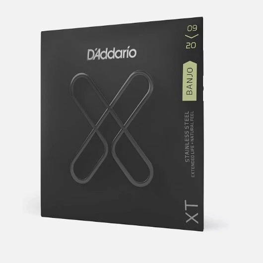 XTJ0920 D'Addario XT Nickel Plated Steel Banjo Strings Light 09-20 - Image 2 of 4