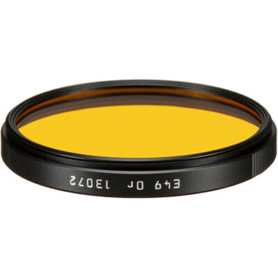 Genuine Leica Orange Color Filter E49 Black #13072 | eBay 