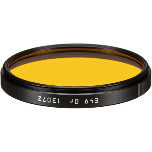 Genuine Leica Orange Color Filter E49 Black #13072 - Image 2 of 2