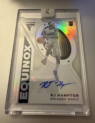 2020-21 Panini Flux Equinox RJ Hampton RC Auto /25 #EQR-RJH