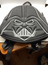 New No Tag Star Wars Darth Vader Small Youth Backpack Black Silver