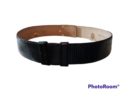Donna Karan Adjustable Petite/Small Genuine Lizard Black  display picture 3