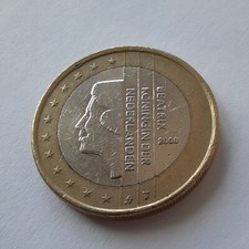 1eueo M&uuml;nze Beatrix K&ouml;nigin der Niederlanden 2000