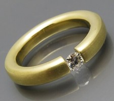 REIF-DESIGN - SCHICKER G/VVSI BRILLANT SPANNRING - 585 GOLD