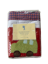 NWT   Pottery Barn Kids   Transportation Truck Quilted Pillow Sham STANDARD