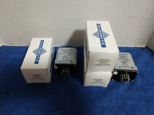 Lot of 3 MACROMATIC 2 TR-61622-T9 / 1 TR-61626-T9 Time Delay Relay - Off Delay - Picture 1 of 7