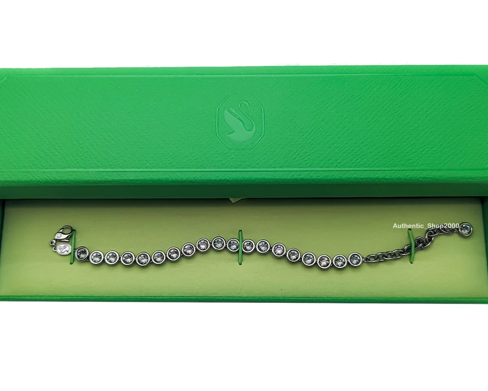 Nuevo Brazalete Tenis 100% Auténtico SWAROVSKI Rutenio Brillante Imber 5682592 Foto 2 de 3