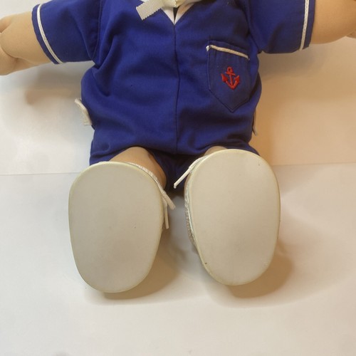 Vintage 70's Cabbage Patch Kids Doll Boy - Yarn Hair, Sailor Uniform VERY GOOD - Picture 3 of 12