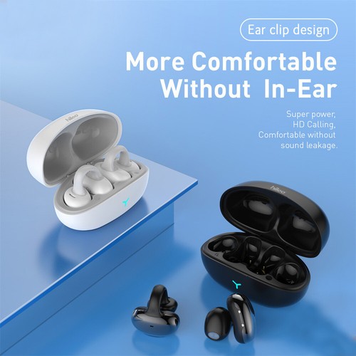 Bluetooth V5.3 Headsets Noise Cancelling Wireless Laptop Earbud w/Charging Case - Picture 8 of 13