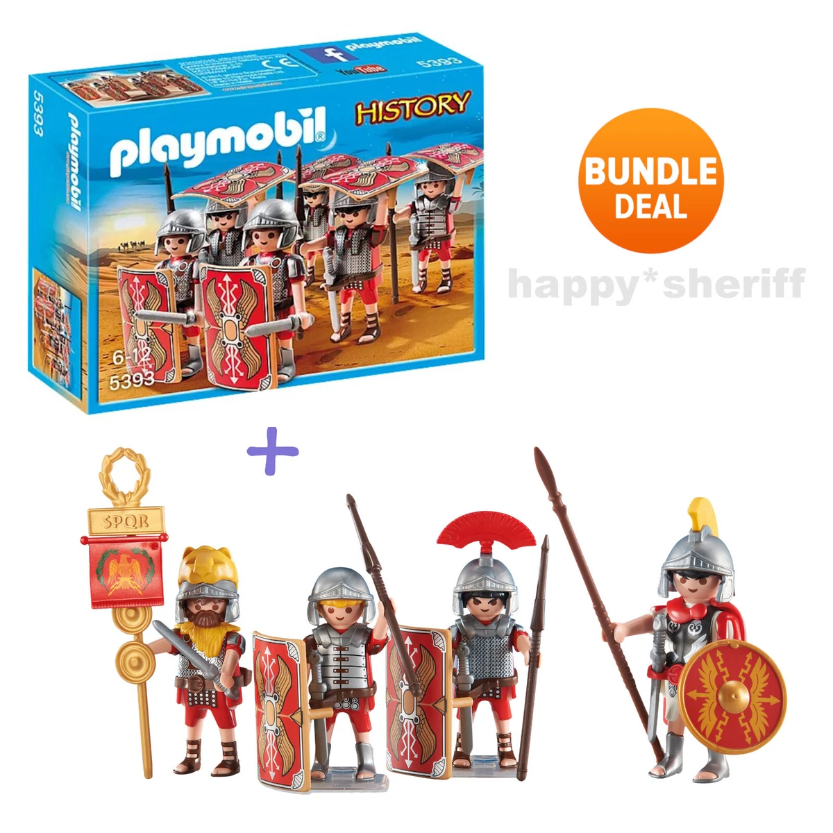 Playmobil Roman Legionaries 10 x Army Soldiers 5393 Boxed and 6491 Sealed eBay