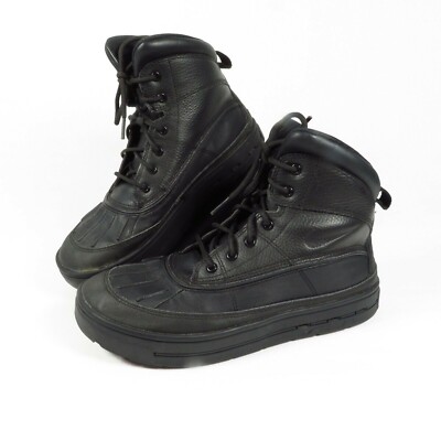 Nike ACG Woodside 2 Youth Sz 7Y Women's 9 Black Waterproof Duck Boots 524872-001