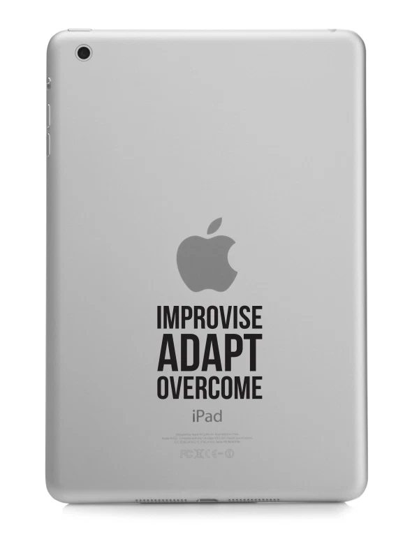 Improvise Adapt Overcome Macbook Pro Air Keyboard Sticker Motivational Sticker  - Image 2 of 3