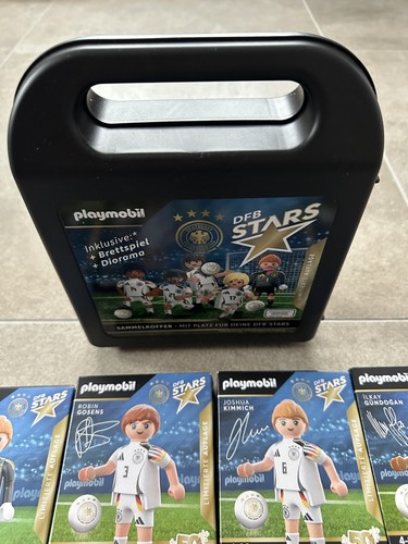 Playmobil Edeka DFB Stars 2024 Komplettset 16 Spieler Torwand Koffer - NEU & OVP - Bild 2 von 5