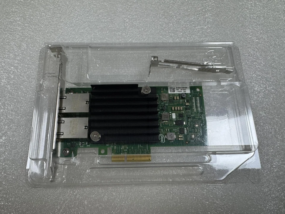 DELL Intel X550-T2 2port 10Gb Ethernet PCIe Network Adapter 4V7G2 HWWN FKHKC - Image 4 of 4