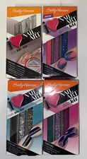 (4 PK) Sally Hansen Nail Salon Nail Art Kit Tools, Beads, Glitter, Studs NEW