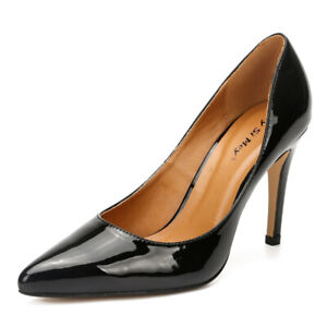 Details about   Drag Queen Pumps Men's High Heels Platform Patent Leather Black Stiletto Shoes