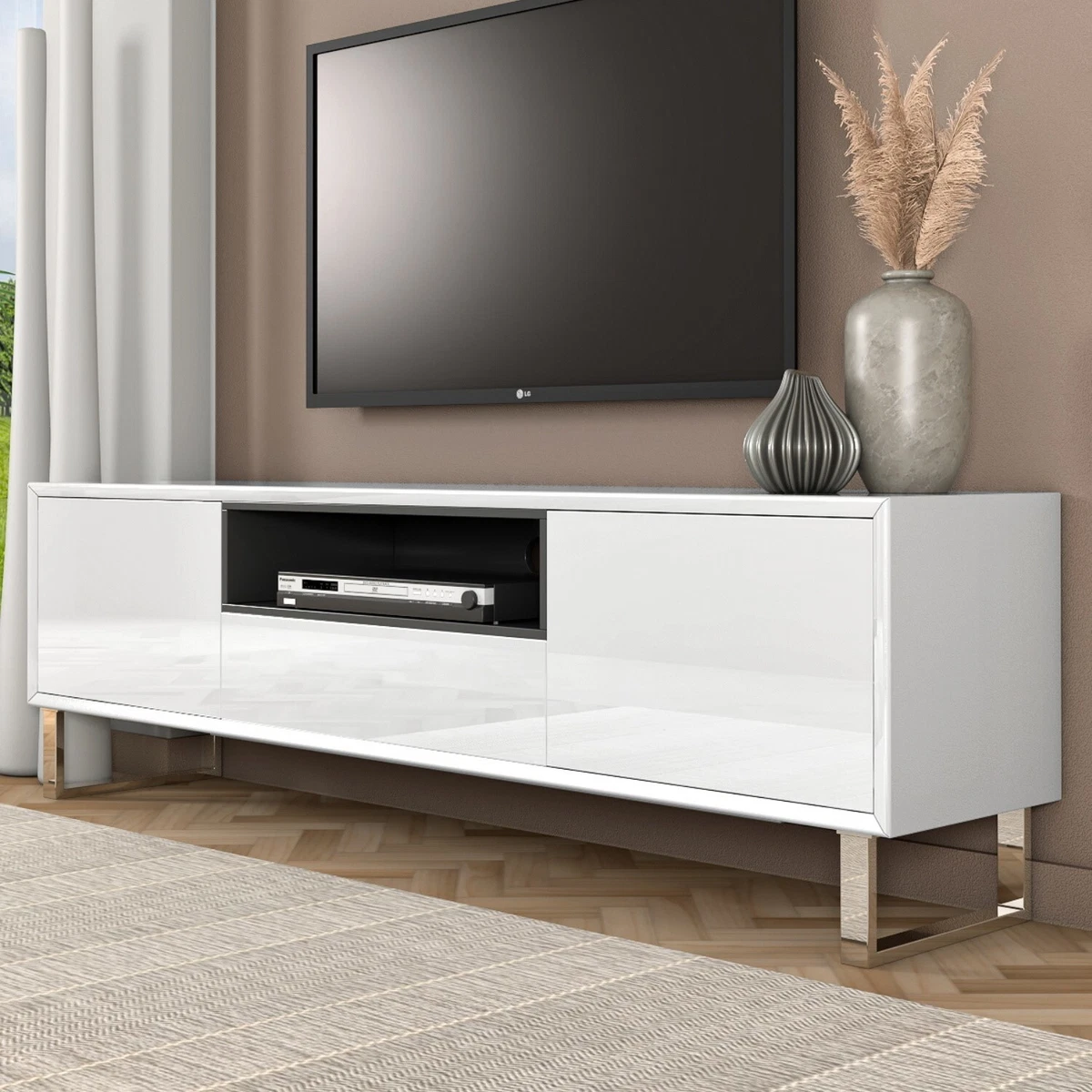 Wide tv stand with storage deals