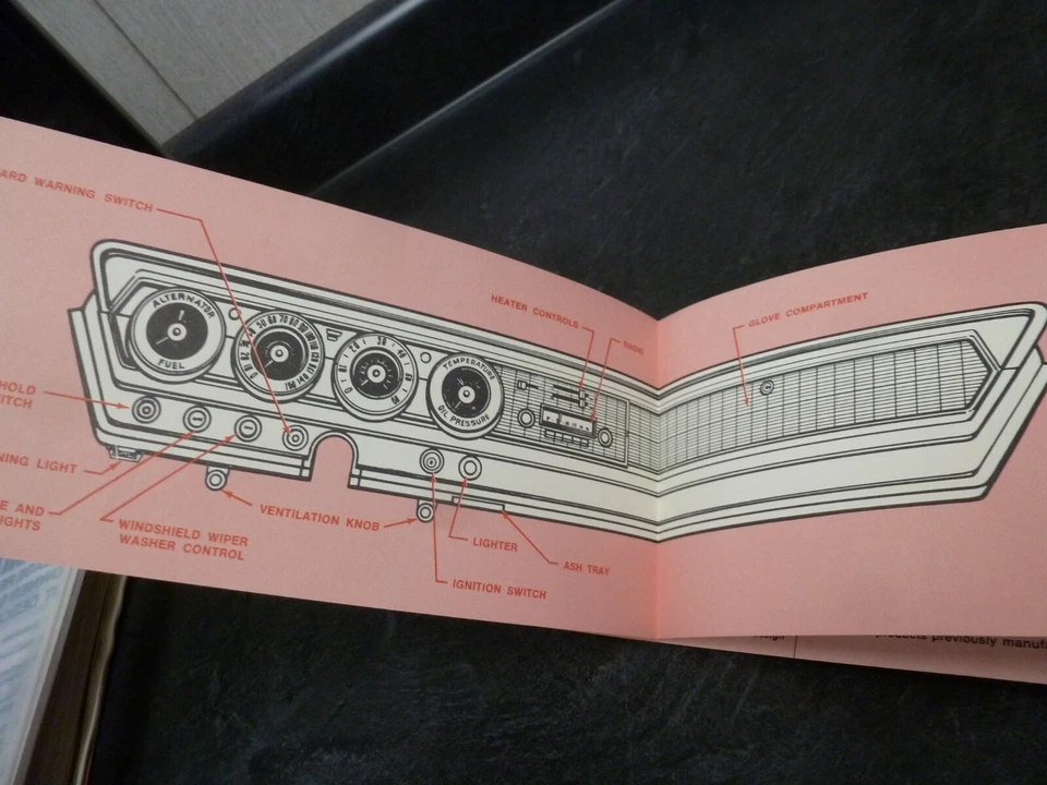 1967 Dodge Charger 426 Hemi Coupe Owner Operator Manual User Guide Set ORIGINAL Foto 3 de 4
