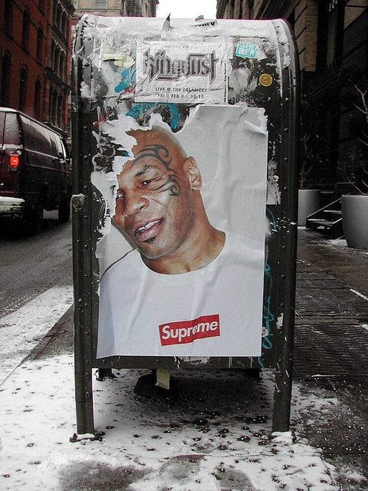 Supreme × Mike Tyson poster 22x30 Print - Supreme x Mike Tyson Urban Street Poster 0055