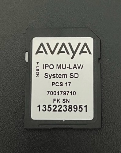 Avaya IP Office 500 V2 SD Card 9.1 T1 PRI 4-Port Essential Edition Voicemail - Picture 1 of 2