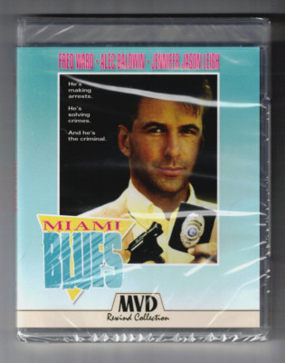 MIAMI BLUES - 1990 Comedy Thriller, NEW BLU RAY, Alec Baldwin best movie!