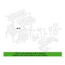 Genuine OEM Rear Engine Crankshaft Seal For W203 W210 W463 R230 C240 ML500 S600