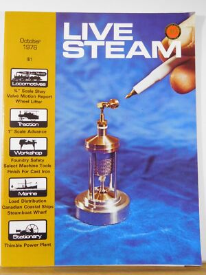 Live Steam Magazine 1976 Oktober 3/4'' Shay Valve Motion Report Radheber