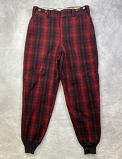 Vintage Woolrich Red Buffalo Plaid Pant Size 30x29