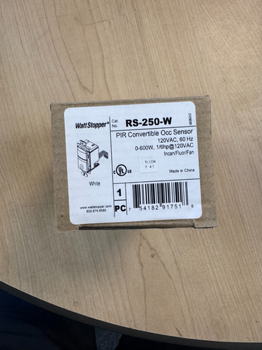 WattStopper RS-250-W Sensore di occupazione convertibile PIR