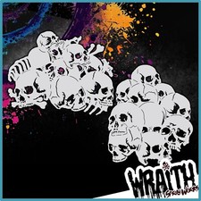 Skull Stack Double Set 1 - Reusable Airbrush Stencil Template