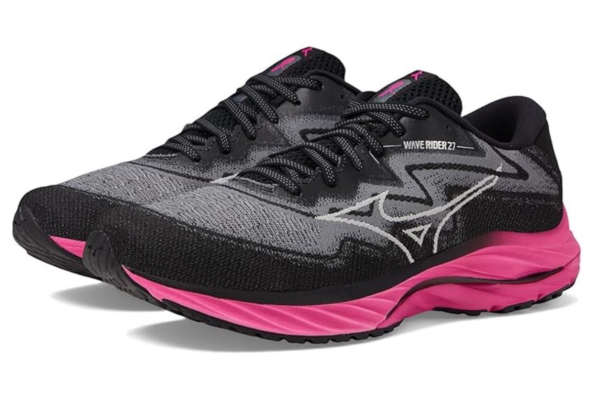 Mizuno Wave Rider 26 Project Zero Men's. NWB. Pink Black. Size