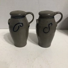 Rowe Pottery Works Salt And Pepper Salt Glaze Stoneware