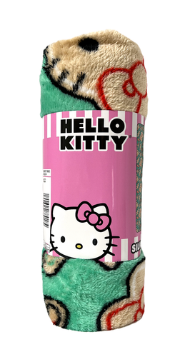 Hello Kitty Christmas Gingerbread Cookies Silk Touch Throw 40x50 Blanket 2024