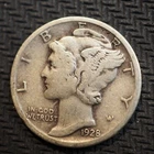 1928 P  MERCURY HEAD SILVER DIME ***NICE COIN!*** - FREE SHIPPING! X0939