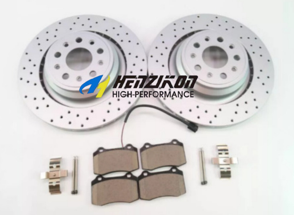 FOR 2014 2015 2016 Maserati Quattroporte 3.0L 3.8L rear brake pads and rotors