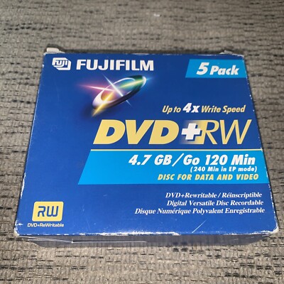 DVD+RW Sony 4,7 Go - Vitesse 4X - Durée 120 Min - Boîtier Jewel Case - Qualité Premium