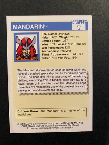 Finish Your Set - 1990 Impel Marvel Universe Series 1 Cards - Combined Shipping - Picture 153 of 329
