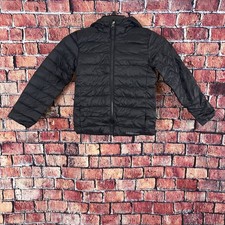 Lands' End Kids' Packable Hooded Down Puffer Jacket Size XS 4-5