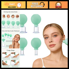 Facial Cupping Set - Vacuum Massage for Face  Eyes, Anti-Cellulite Therapy