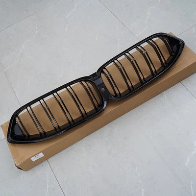AUTOPARADISE2019 FOR BMW 8 SERIES G14/G15/G16 FRONT KIDNEY GRILLE GRILL DUAL SLAT GLOSS BLACK 19+
