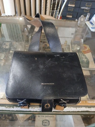 US Civil War Army Leather  Shoulder Belt Eagle Buckle Cap Pouch Leather Holster