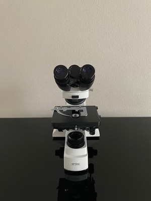 Optika B-500Bi Microscope w/ Plan ISO OBJ. 100x oil,60x,40x,10x,4x