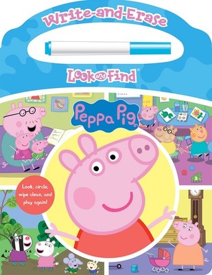 Peppa Pig - Write-and-Erase Look and Find - Wipe Clean Learning Board - PI K...