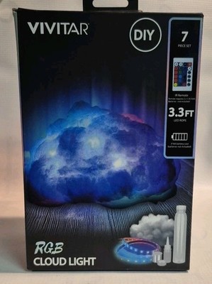 Vivitar RGB Cloud Light DIY Project Includes All Components Remote Control NEW